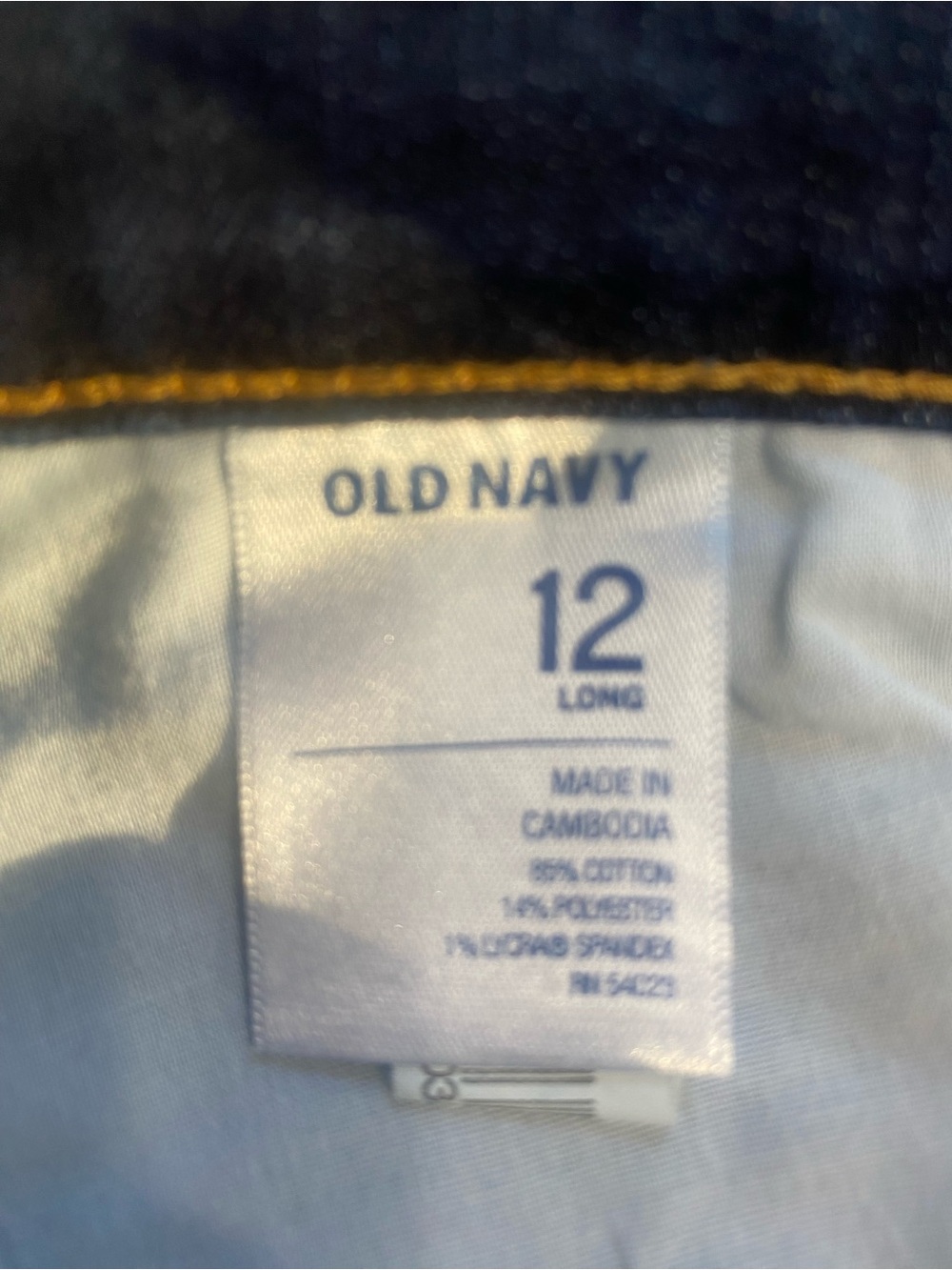 Old Navy Women's Dark Blue Skinny Jeans - Picture 4 of 4
